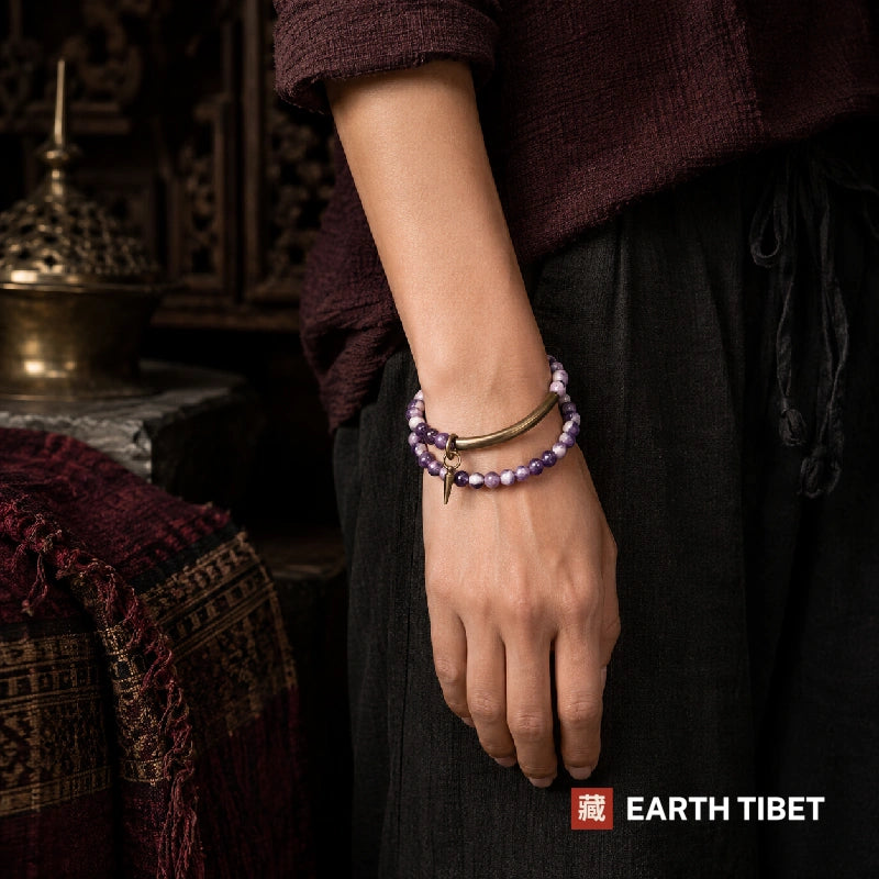 Dream Amethyst Layered Bracelet