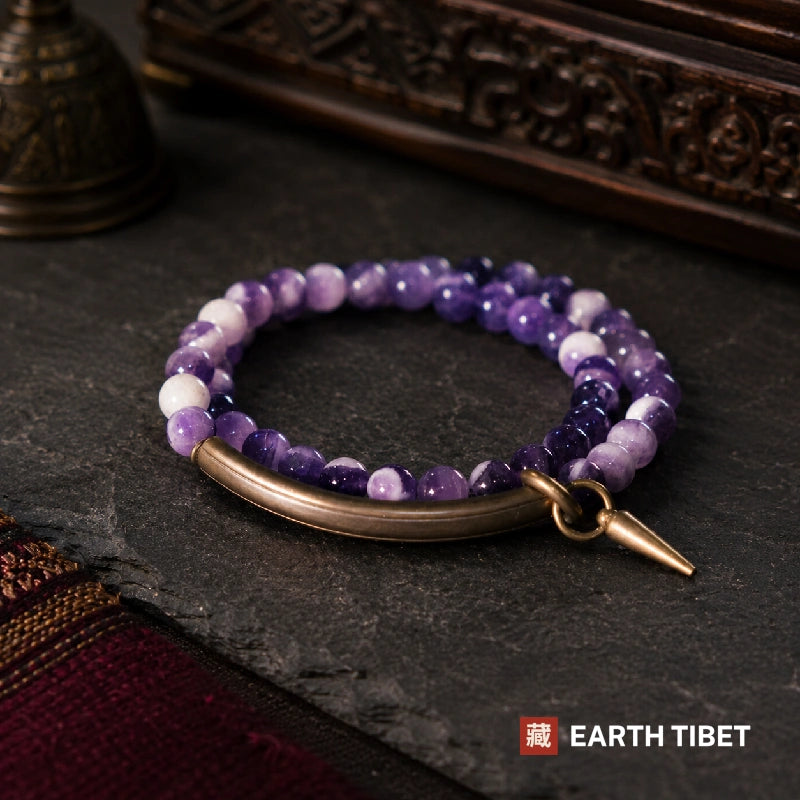 Dream Amethyst Layered Bracelet