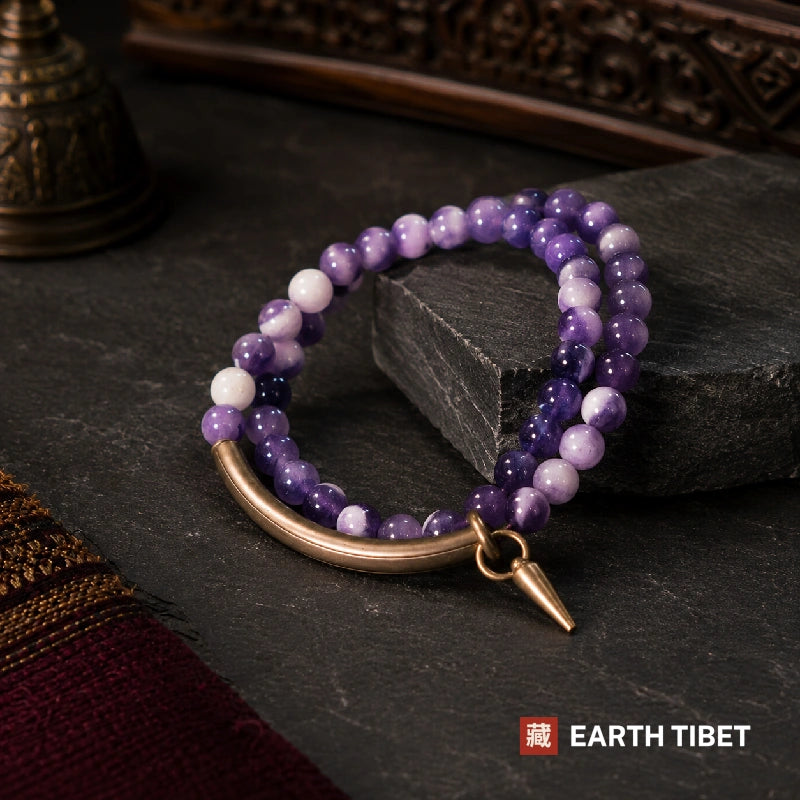 Dream Amethyst Layered Bracelet