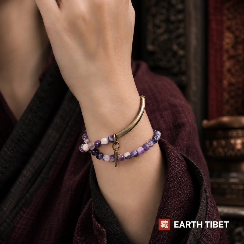 Dream Amethyst Layered Bracelet