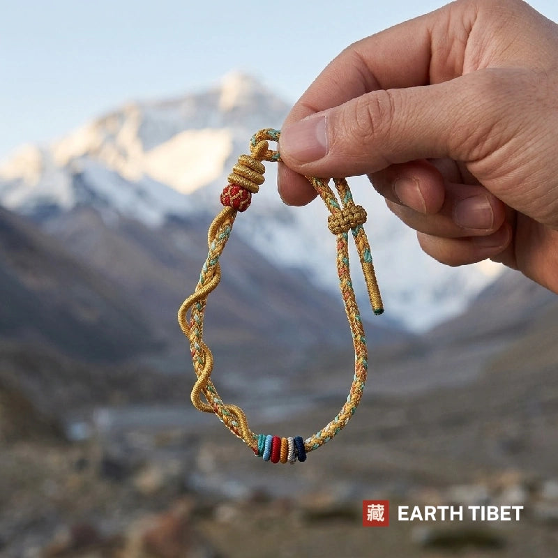 Gold Thread Knot Bracelet