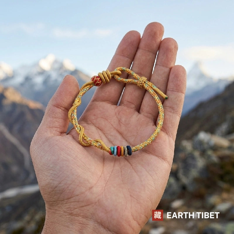 Gold Thread Knot Bracelet