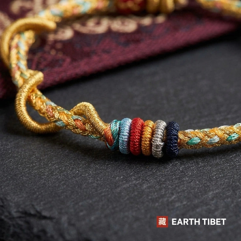 Gold Thread Knot Bracelet