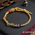 Gold Thread Knot Bracelet