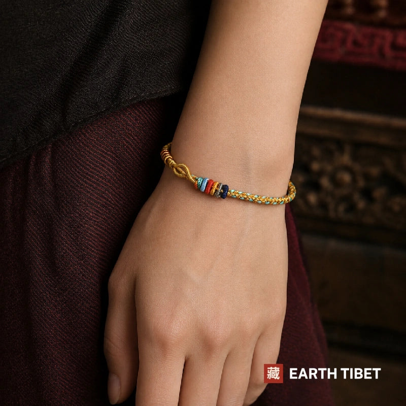 Gold Thread Knot Bracelet