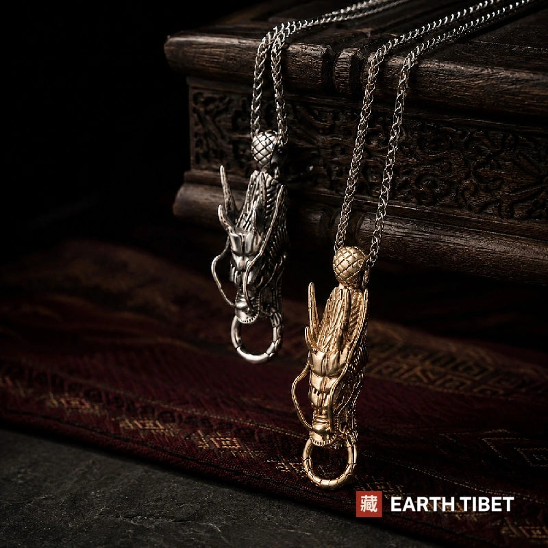 Guardian Dragon Head Pendant