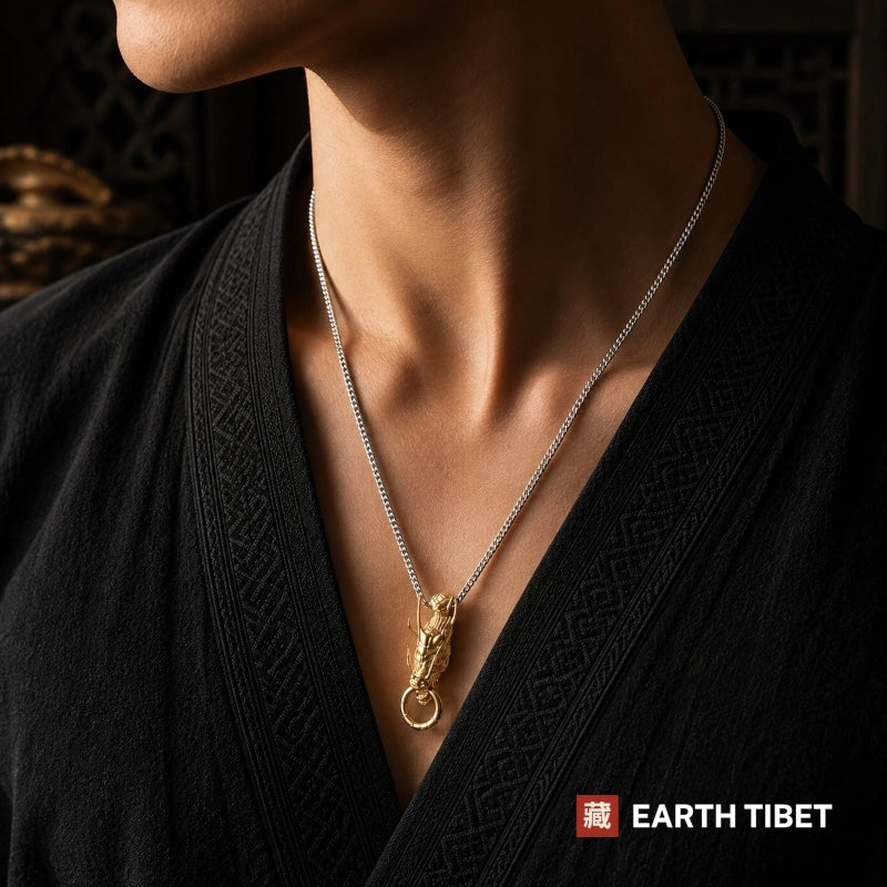 Guardian Dragon Head Pendant