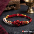 Peach Blossom Ruyi Knot Bracelet