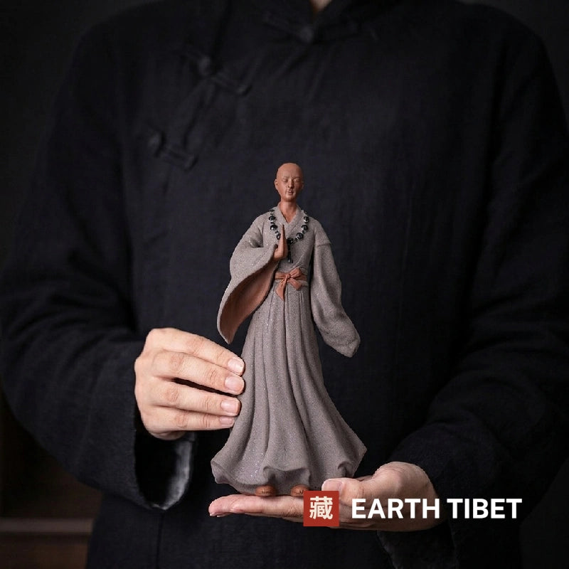 Standing Monk Zen Statue