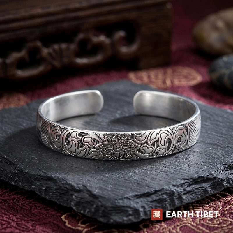Tibetan Lotus Vine Cuff
