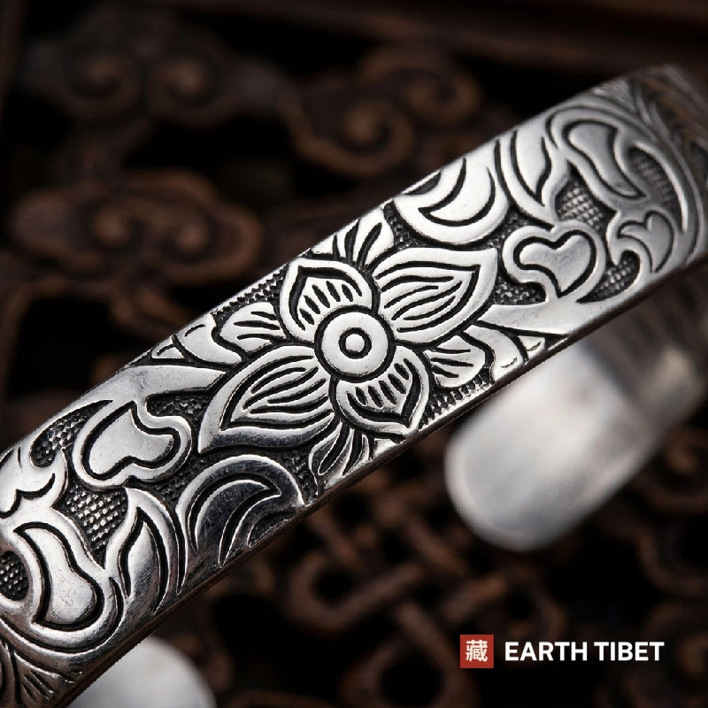 Tibetan Lotus Vine Cuff