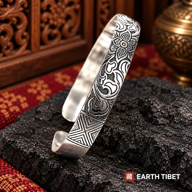 Tibetan Lotus Vine Cuff