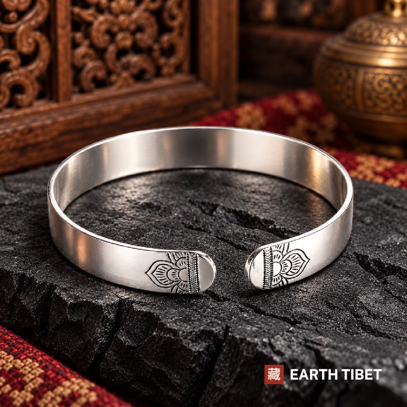 Tibetan Lotus Vine Cuff