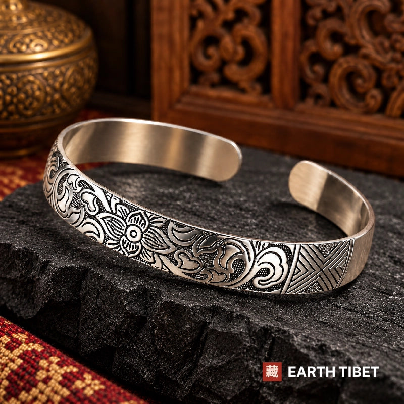 Tibetan Lotus Vine Cuff