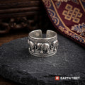 Tibetan Lucky Elephant Ring