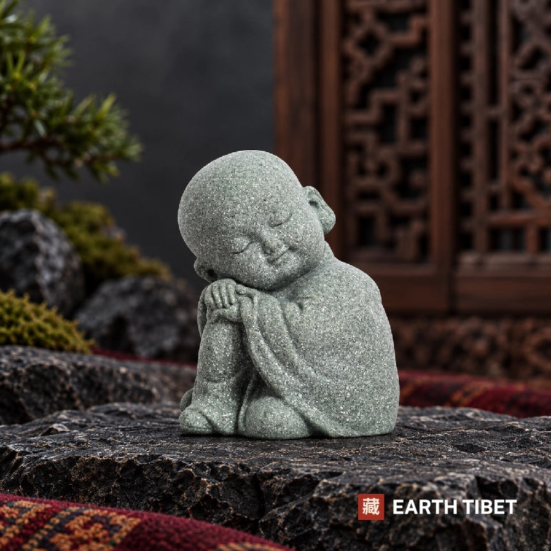 Sandstone Little Monk Figures
