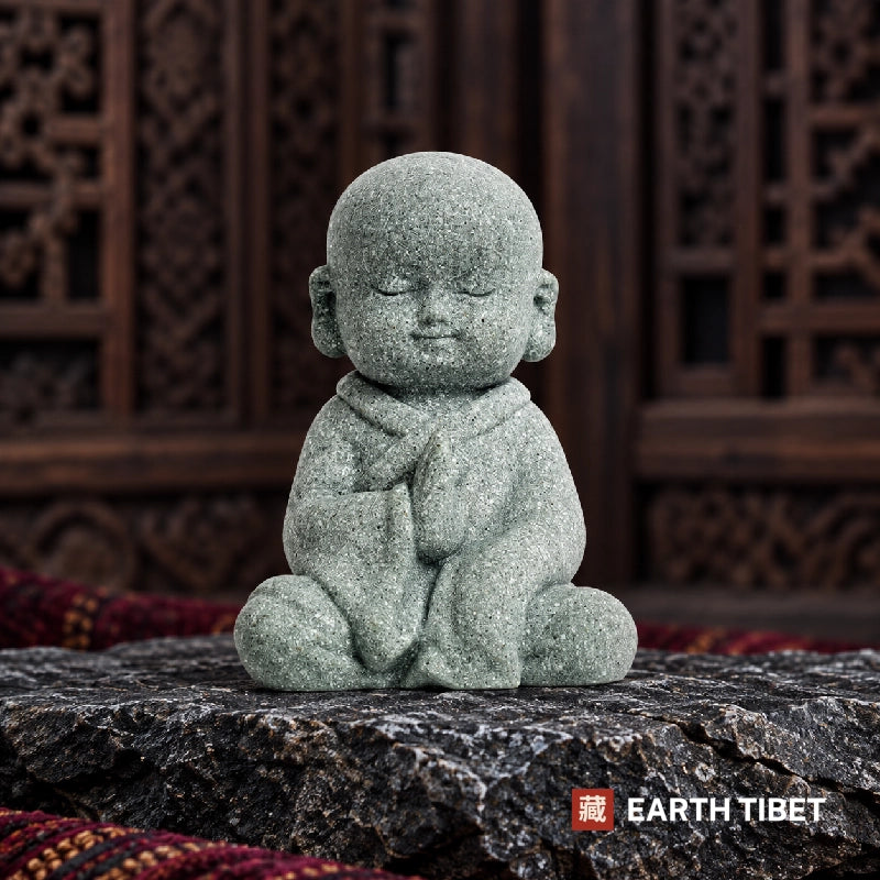 Sandstone Little Monk Figures